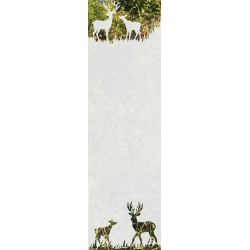 ROZ34 59x200 naklejka na okno wzory zwierzęce - sarny, jelenie, łosie